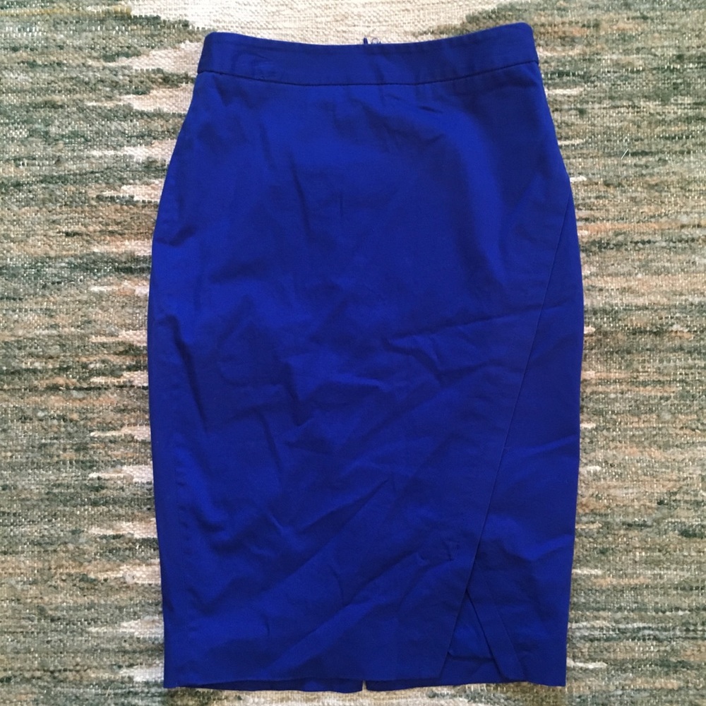 LIMITED Cobalt Blue Pencil Skirt